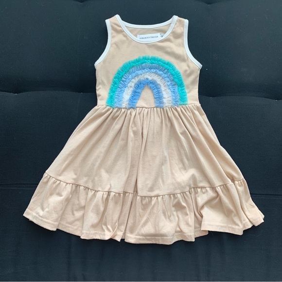 Gorgeous the Fox 5 Beach vibes Rainbow Dress - Picture 1 of 6